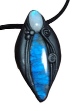 Load image into Gallery viewer, Lemurian, Star Seed Crystal Necklace | Land of Mu Labradorite Awakening Jewelry