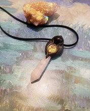 Load image into Gallery viewer, Egyptian Revival Scarab Necklace | Winged Khepri Beetle Symbol | Insect Jewerly