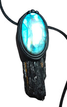 Load image into Gallery viewer, PREORDER Psychic Shield, Black Tourmaline Necklace | Empaths Spiritual and Energy Protection Jewelry