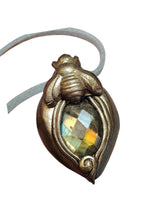 Load image into Gallery viewer, Gold Honey Bee Crystal Necklace | Citrine or Labradorite Stone | Queen, Bumble Bee Lovers Gifts