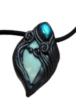 Load image into Gallery viewer, PREORDER Sirian Starseed Necklace | Raw Blue Hemimorphite Specimen Pendant | Sirius Constellation Ascension Jewelry