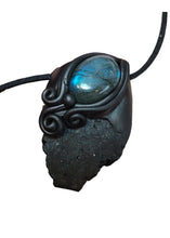 Load image into Gallery viewer, PREORDER Warrior, Black Tourmaline Necklace | Energy and Spiritual Protection Jewelry
