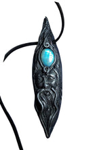 Load image into Gallery viewer, The Wizard Men's Crystal Necklace | Moonstone & Labradorite | Magician, Sage, Wise Man Esoteric Jewelry