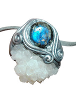 Load image into Gallery viewer, Aurora Borealis Necklace | Angel Aura Quartz Crystal Pendant | Northern Lights Elven Jewelry