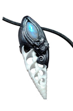 Load image into Gallery viewer, Mermaid Voice, Seashell Necklace Pendant | Sea Witch, Siren, Selkie Crystal Jewelry