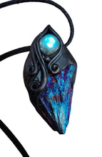 Load image into Gallery viewer, PREORDER Andromedan. Kyanite Crystal Pendant Labradorite Necklace | Starseed Andromeda Origins Jewelry