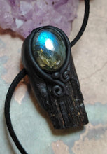 Load image into Gallery viewer, PREORDER Psychic Shield, Black Tourmaline Necklace | Empaths Spiritual and Energy Protection Jewelry