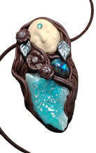 Load image into Gallery viewer, Pachamama Statue Figurine Necklace | Gaia Divine Feminine Goddess Art Jewelry