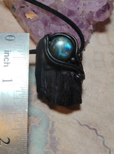 Load image into Gallery viewer, PREORDER Psychic Shield, Black Tourmaline Necklace | Empaths Spiritual and Energy Protection Jewelry