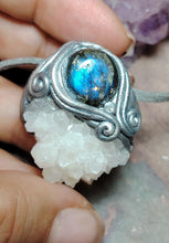 Load image into Gallery viewer, Aurora Borealis Necklace | Angel Aura Quartz Crystal Pendant | Northern Lights Elven Jewelry