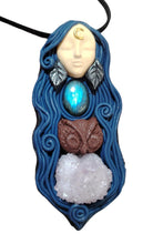 Load image into Gallery viewer, Sophia, Wisdom Goddess Necklace | Divine Feminine Art | Gnostic, Nag Hammadi, Hagia Pistis Jewelry