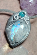 Load image into Gallery viewer, Druid, Moonstone Apatite Necklace | Celtic Elven Jewelry | Mystical Women Gift