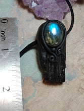 Load image into Gallery viewer, PREORDER Psychic Shield, Black Tourmaline Necklace | Empaths Spiritual and Energy Protection Jewelry