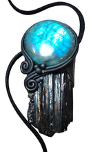 Load image into Gallery viewer, PREORDER Psychic Shield, Black Tourmaline Necklace | Empaths Spiritual and Energy Protection Jewelry