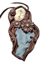 Load image into Gallery viewer, Gaia Earth Goddess Statue Figurine Necklace | Pachamama Divine Feminine Art Jewelry