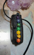 Load image into Gallery viewer, Men's Seven Chakra Gemstone Necklace | Healing, Activation, Clearing, Balancing and Alignment