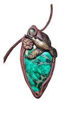 Load image into Gallery viewer, PREORDER The Hummingbird | San Pedro Cactus, Huachuma, Jewelry | Spirit Animal Shamanic Necklace Pendant
