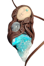 Load image into Gallery viewer, Pachamama Statue Figurine Necklace | Gaia Divine Feminine Goddess Art Jewelry