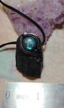 Load image into Gallery viewer, PREORDER Psychic Shield, Black Tourmaline Necklace | Empaths Spiritual and Energy Protection Jewelry