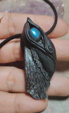 Load image into Gallery viewer, New Dawn, Black Kyanite Labradorite Necklace | Consciousness Awakening Jewelry for the New Earth