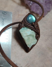 Load image into Gallery viewer, PREORDER Lemurian Starseed Hemimorphite Crystal Necklace | Light Codes Activation Pendant