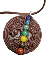 Load image into Gallery viewer, Men's Seven Chakra Gemstone Necklace | Healing, Activation, Clearing, Balancing and Alignment