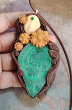 Load image into Gallery viewer, Gaia Earth Goddess Statue Figurine Necklace | Pachamama Divine Feminine Art Jewelry