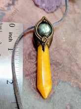 Load image into Gallery viewer, Sunshine, Golden Healer Quartz Necklace | Joy Happiness and Positivity Jewelry