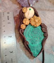 Load image into Gallery viewer, Gaia Earth Goddess Statue Figurine Necklace | Pachamama Divine Feminine Art Jewelry