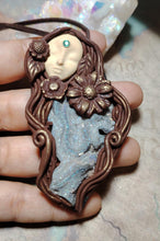 Load image into Gallery viewer, Gaia Earth Goddess Statue Figurine Necklace | Pachamama Divine Feminine Art Jewelry