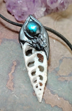Load image into Gallery viewer, Mermaid Voice, Seashell Necklace Pendant | Sea Witch, Siren, Selkie Crystal Jewelry