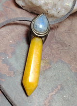 Load image into Gallery viewer, Sunshine, Golden Healer Quartz Necklace | Joy Happiness and Positivity Jewelry