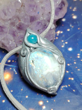 Load image into Gallery viewer, Druid, Moonstone Apatite Necklace | Celtic Elven Jewelry | Mystical Women Gift