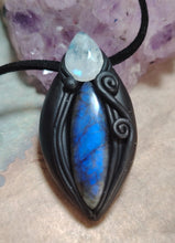 Load image into Gallery viewer, Lemurian, Star Seed Crystal Necklace | Land of Mu Labradorite Awakening Jewelry