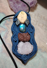 Load image into Gallery viewer, Sophia, Wisdom Goddess Necklace | Divine Feminine Art | Gnostic, Nag Hammadi, Hagia Pistis Jewelry