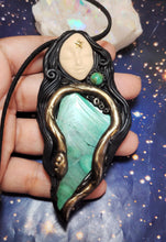 Load image into Gallery viewer, PREORDER Ayahuasca Yage Spirit Necklace | Shamanic Healing Sacred Plants Psychedelic Jewelry