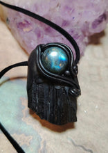 Load image into Gallery viewer, PREORDER Psychic Shield, Black Tourmaline Necklace | Empaths Spiritual and Energy Protection Jewelry