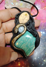 Load image into Gallery viewer, PREORDER Ayahuasca Yage Spirit Necklace | Shamanic Healing Sacred Plants Psychedelic Jewelry (Copy)
