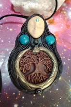 Load image into Gallery viewer, PREORDER Ayahuasca Yage Spirit Necklace | Shamanic Healing Sacred Plants Psychedelic Jewelry