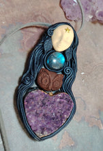 Load image into Gallery viewer, Sophia, Wisdom Goddess Necklace | Divine Feminine Art | Gnostic, Nag Hammadi, Hagia Pistis Jewelry