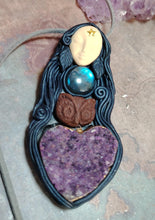 Load image into Gallery viewer, Sophia, Wisdom Goddess Necklace | Divine Feminine Art | Gnostic, Nag Hammadi, Hagia Pistis Jewelry