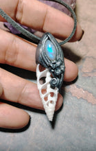 Load image into Gallery viewer, Mermaid Voice, Seashell Necklace Pendant | Sea Witch, Siren, Selkie Crystal Jewelry