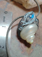 Load image into Gallery viewer, Mermaid Voice, Seashell Necklace Pendant | Sea Witch, Siren, Selkie Crystal Jewelry