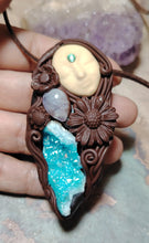 Load image into Gallery viewer, Pachamama Statue Figurine Necklace | Gaia Divine Feminine Goddess Art Jewelry