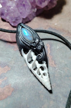 Load image into Gallery viewer, Mermaid Voice, Seashell Necklace Pendant | Sea Witch, Siren, Selkie Crystal Jewelry