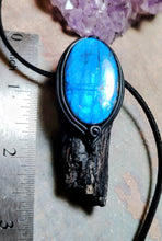 Load image into Gallery viewer, PREORDER Psychic Shield, Black Tourmaline Necklace | Empaths Spiritual and Energy Protection Jewelry