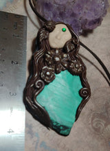 Load image into Gallery viewer, Gaia Earth Goddess Statue Figurine Necklace | Pachamama Divine Feminine Art Jewelry