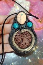 Load image into Gallery viewer, PREORDER Ayahuasca Yage Spirit Necklace | Shamanic Healing Sacred Plants Psychedelic Jewelry
