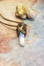 Load image into Gallery viewer, PREORDER The Hummingbird | San Pedro Cactus, Huachuma, Jewelry | Spirit Animal Shamanic Necklace Pendant
