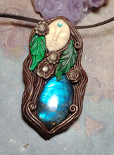 Load image into Gallery viewer, PREORDER Mother Earth, Sacred Feminine Goddess Necklace, Gaia Pachamama Jewelry